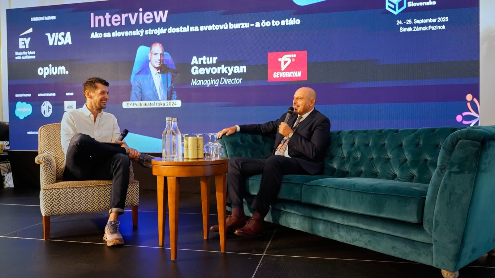 Rozhovor s Arturom Gevorkyanom na CEO Fórum